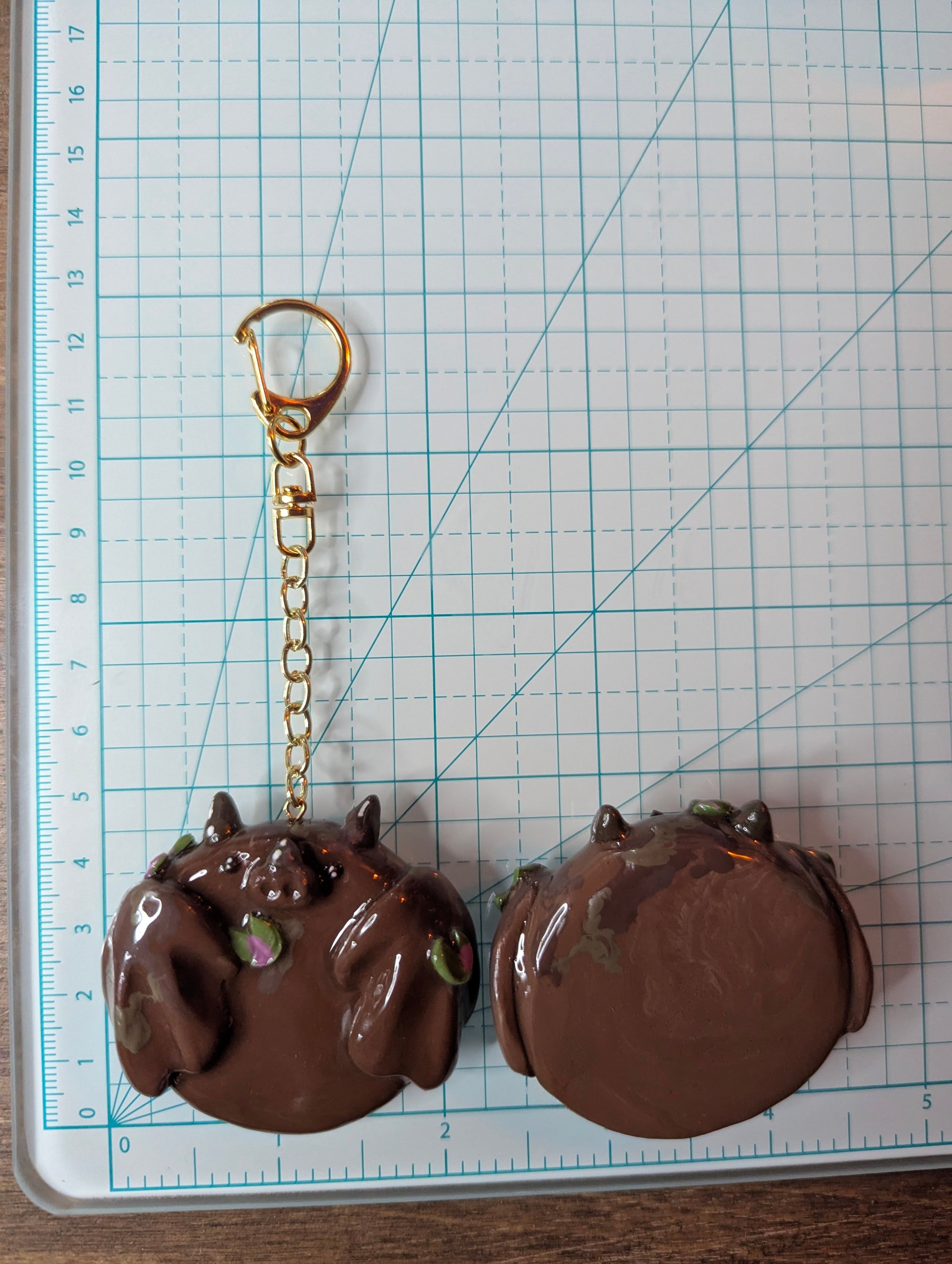 Handcrafted Mud Dragon Worry Stone
