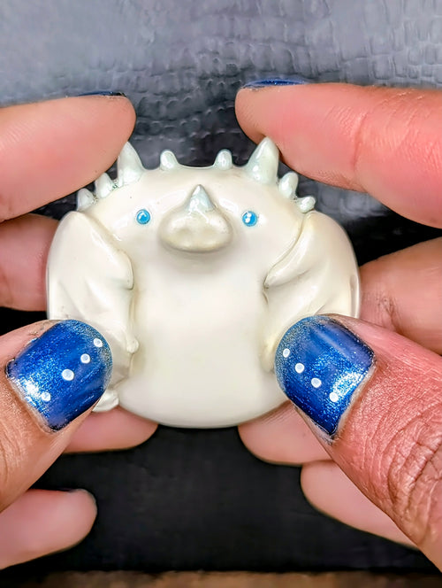 Handcrafted Ice Dragon Worry Stone