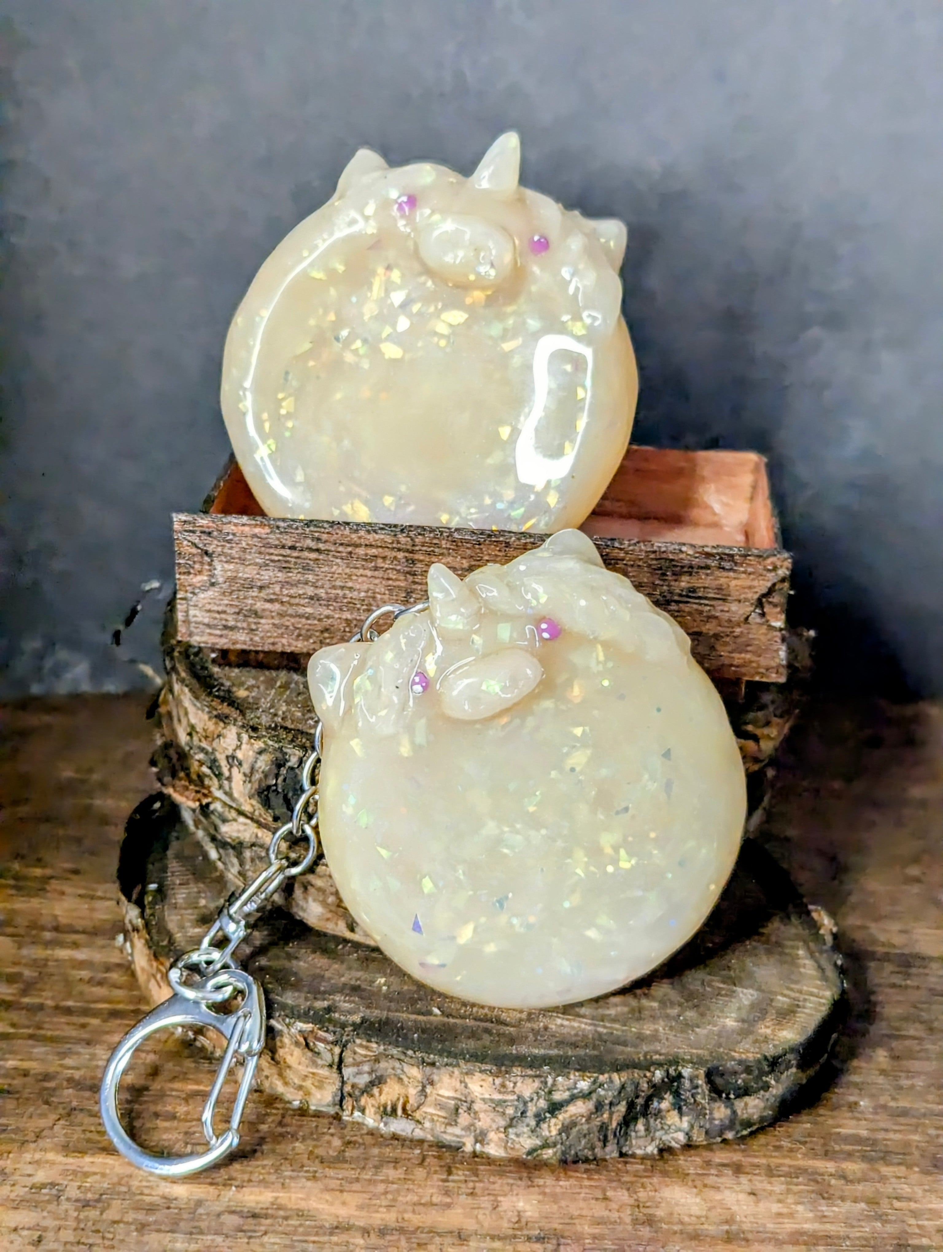 Handcrafted Sparkle Unicorn Worry Stone