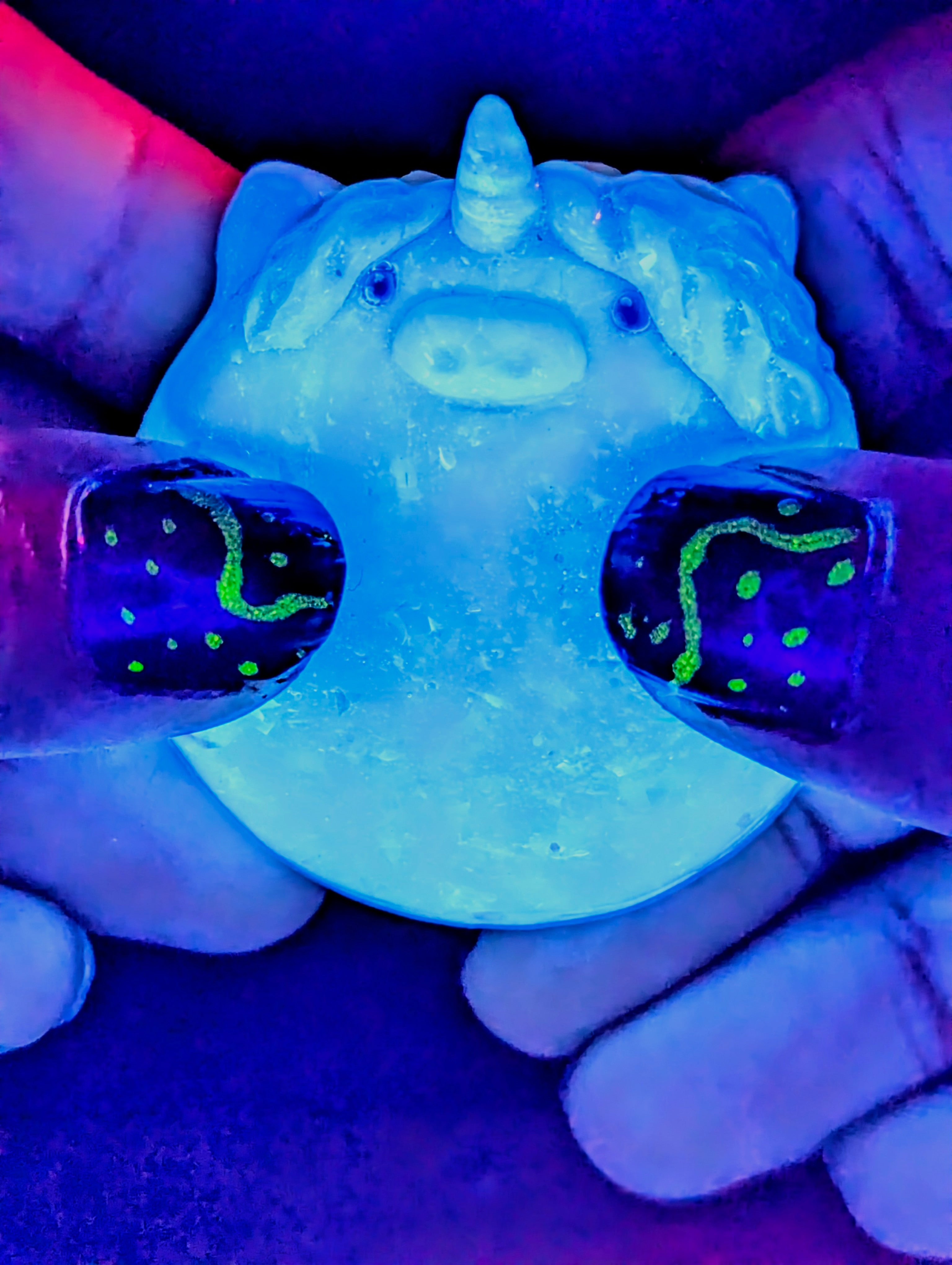 Handcrafted Sparkle Unicorn Worry Stone